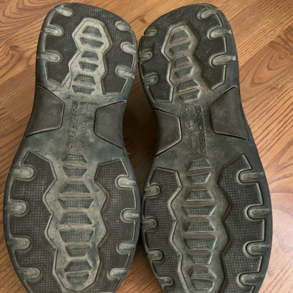 Skechers Brown Suede Slip-On Shoes - Picture 4 of 6